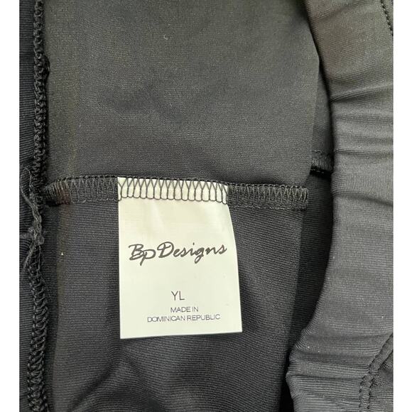 BP Designs Silken Dance Skort in Black Youth Large - Picture 5 of 8